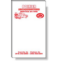50 Page Magnetic Note-Pads with Medium Red Imprint (3"x5")